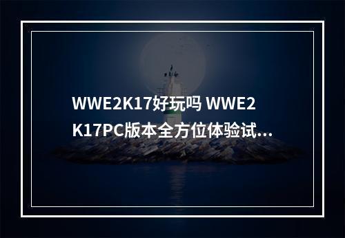 WWE2K17好玩吗 WWE2K17PC版本全方位体验试玩心得