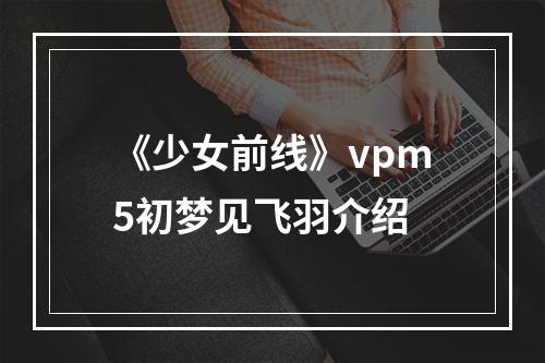 《少女前线》vpm5初梦见飞羽介绍