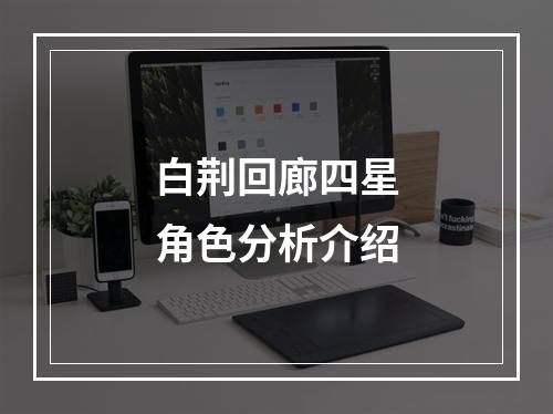 白荆回廊四星角色分析介绍