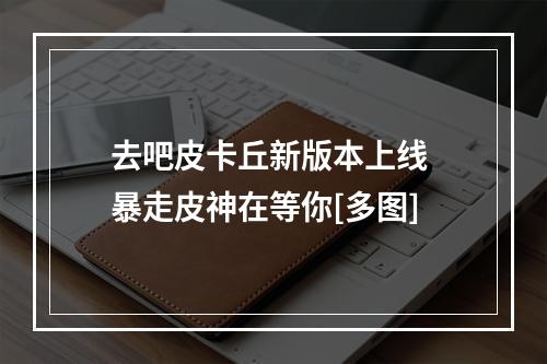 去吧皮卡丘新版本上线 暴走皮神在等你[多图]