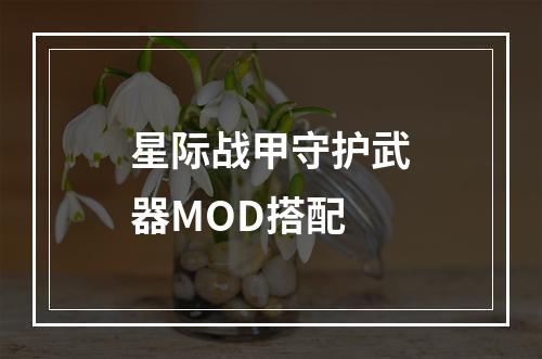 星际战甲守护武器MOD搭配