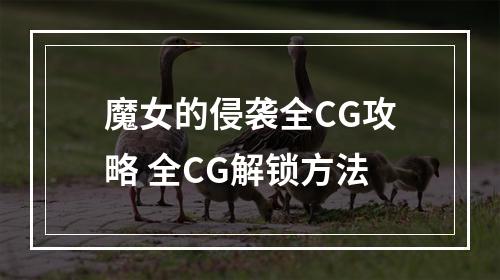 魔女的侵袭全CG攻略 全CG解锁方法