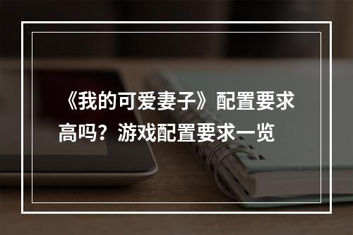 《我的可爱妻子》配置要求高吗？游戏配置要求一览