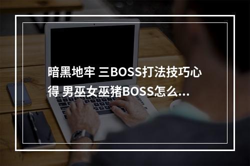 暗黑地牢 三BOSS打法技巧心得 男巫女巫猪BOSS怎么打