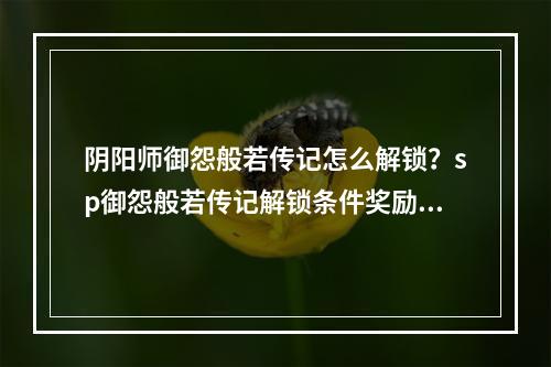 阴阳师御怨般若传记怎么解锁？sp御怨般若传记解锁条件奖励[视频][多图]