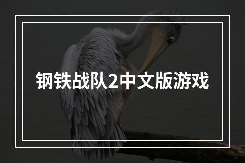 钢铁战队2中文版游戏