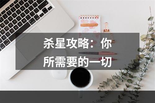 杀星攻略：你所需要的一切