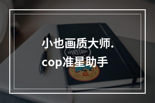 小也画质大师.cop准星助手