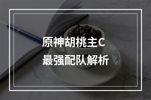 原神胡桃主C最强配队解析