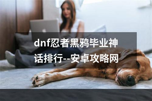 dnf忍者黑鸦毕业神话排行--安卓攻略网