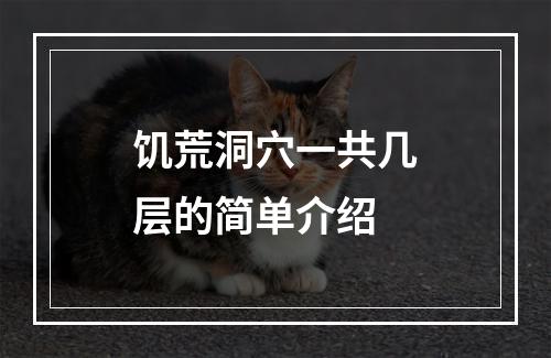 饥荒洞穴一共几层的简单介绍