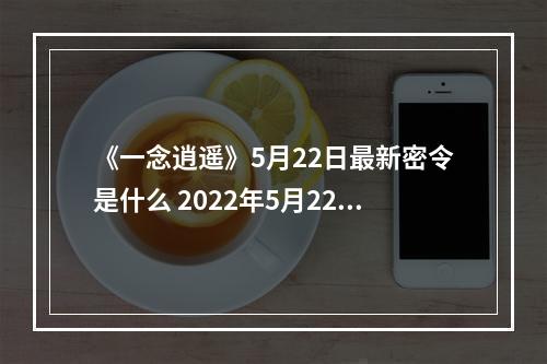 《一念逍遥》5月22日最新密令是什么 2022年5月22日最新密令--安卓攻略网