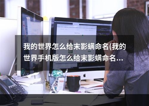 我的世界怎么给末影螨命名(我的世界手机版怎么给末影螨命名)