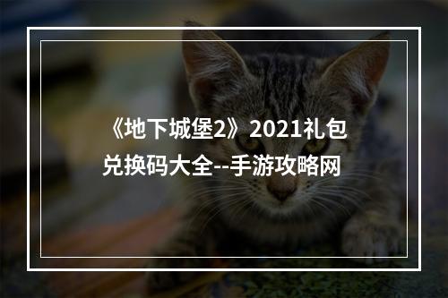 《地下城堡2》2021礼包兑换码大全--手游攻略网