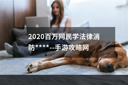 2020百万网民学法律消防****--手游攻略网