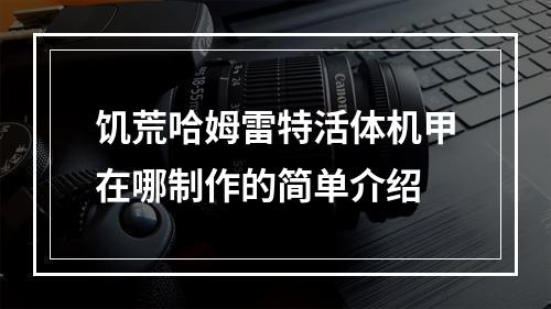 饥荒哈姆雷特活体机甲在哪制作的简单介绍