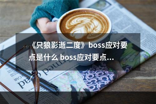 《只狼影逝二度》boss应对要点是什么 boss应对要点分享--安卓攻略网