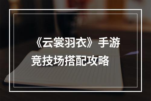 《云裳羽衣》手游竞技场搭配攻略