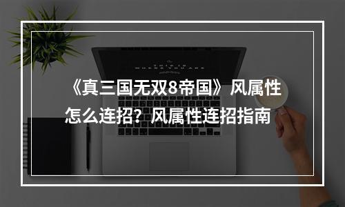 《真三国无双8帝国》风属性怎么连招？风属性连招指南