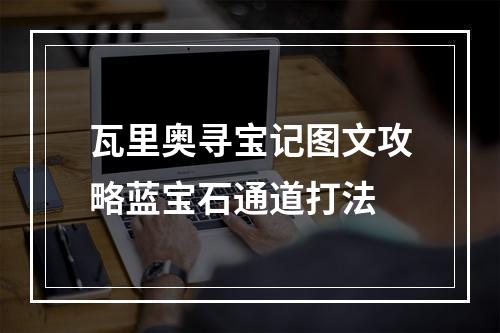 瓦里奥寻宝记图文攻略蓝宝石通道打法