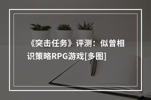 《突击任务》评测：似曾相识策略RPG游戏[多图]