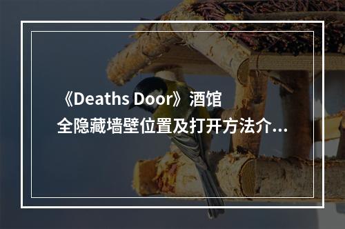 《Deaths Door》酒馆全隐藏墙壁位置及打开方法介绍