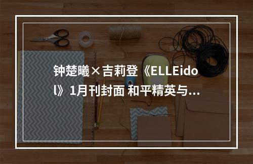 钟楚曦×吉莉登《ELLEidol》1月刊封面 和平精英与大都会艺术博物馆联名新皮肤惊艳亮相