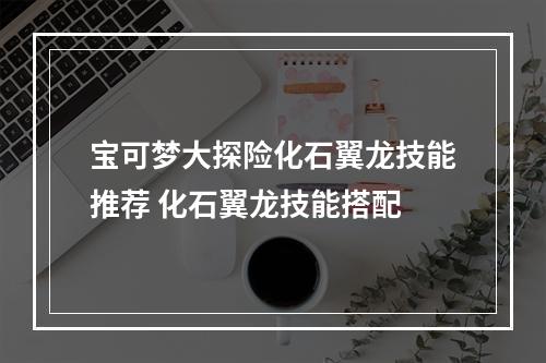 宝可梦大探险化石翼龙技能推荐 化石翼龙技能搭配