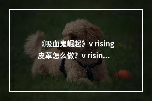 《吸血鬼崛起》v rising皮革怎么做？v rising皮革机及原始皮革获得方法