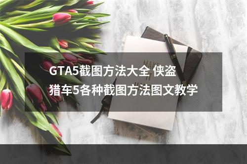 GTA5截图方法大全 侠盗猎车5各种截图方法图文教学