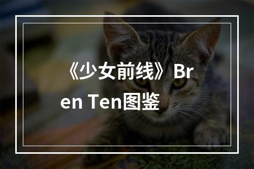 《少女前线》Bren Ten图鉴