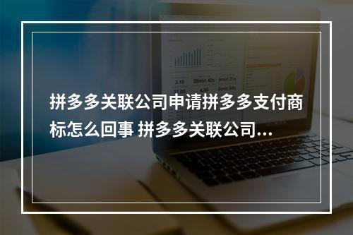 拼多多关联公司申请拼多多支付商标怎么回事 拼多多关联公司申请拼多多支付商标介绍