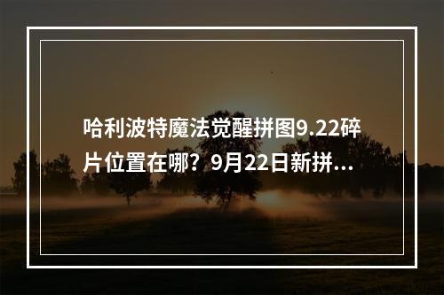 哈利波特魔法觉醒拼图9.22碎片位置在哪？9月22日新拼图寻宝位置介绍[多图]