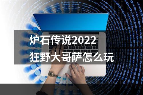 炉石传说2022狂野大哥萨怎么玩