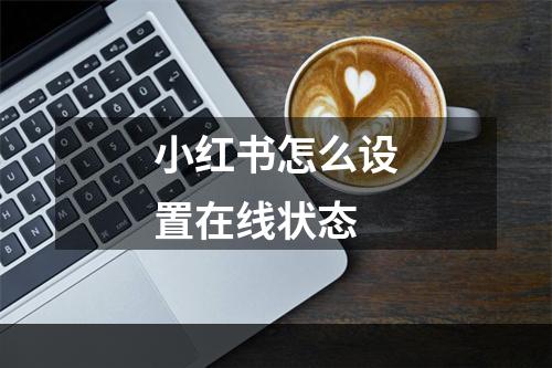 小红书怎么设置在线状态