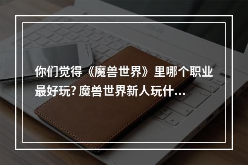 你们觉得《魔兽世界》里哪个职业最好玩? 魔兽世界新人玩什么职业方法攻略