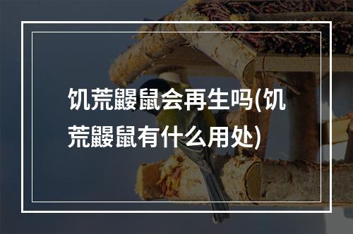 饥荒鼹鼠会再生吗(饥荒鼹鼠有什么用处)