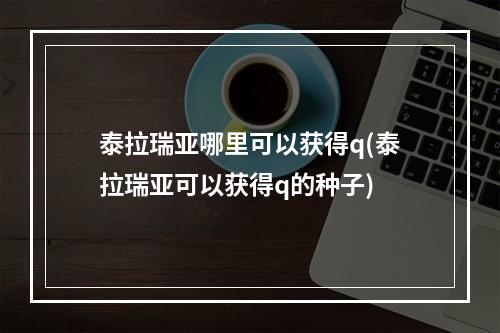 泰拉瑞亚哪里可以获得q(泰拉瑞亚可以获得q的种子)