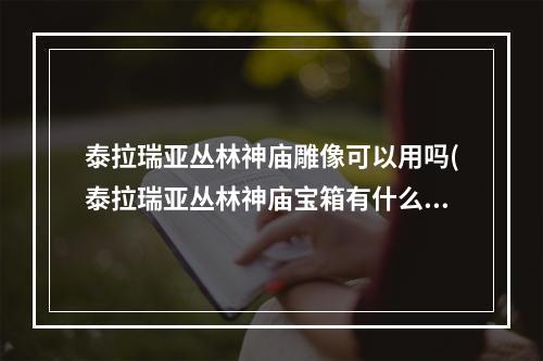 泰拉瑞亚丛林神庙雕像可以用吗(泰拉瑞亚丛林神庙宝箱有什么好东西)