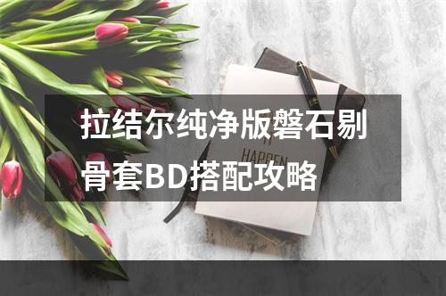 拉结尔纯净版磐石剔骨套BD搭配攻略