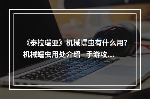 《泰拉瑞亚》机械蠕虫有什么用？机械蠕虫用处介绍--手游攻略网