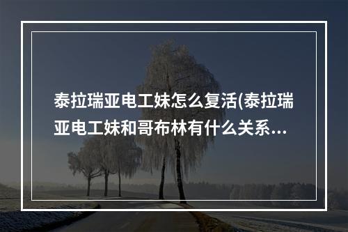 泰拉瑞亚电工妹怎么复活(泰拉瑞亚电工妹和哥布林有什么关系)