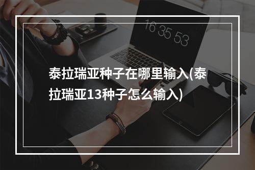 泰拉瑞亚种子在哪里输入(泰拉瑞亚13种子怎么输入)