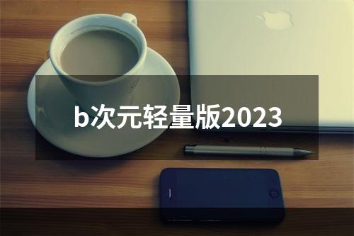 b次元轻量版2023