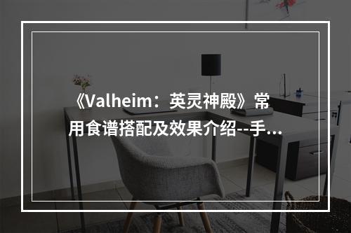 《Valheim：英灵神殿》常用食谱搭配及效果介绍--手游攻略网