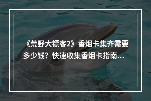 《荒野大镖客2》香烟卡集齐需要多少钱？快速收集香烟卡指南--手游攻略网