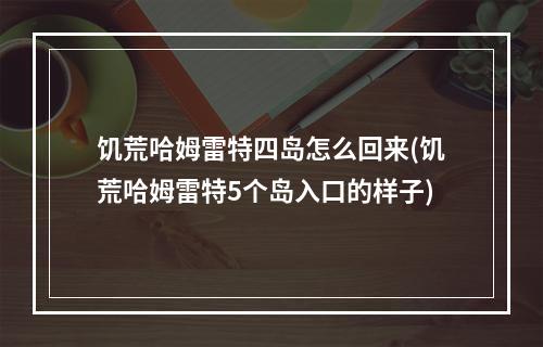 饥荒哈姆雷特四岛怎么回来(饥荒哈姆雷特5个岛入口的样子)