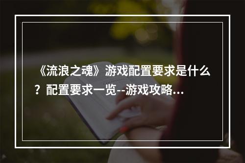 《流浪之魂》游戏配置要求是什么？配置要求一览--游戏攻略网