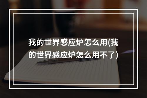 我的世界感应炉怎么用(我的世界感应炉怎么用不了)