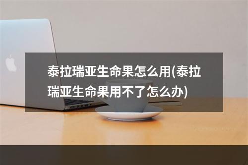 泰拉瑞亚生命果怎么用(泰拉瑞亚生命果用不了怎么办)